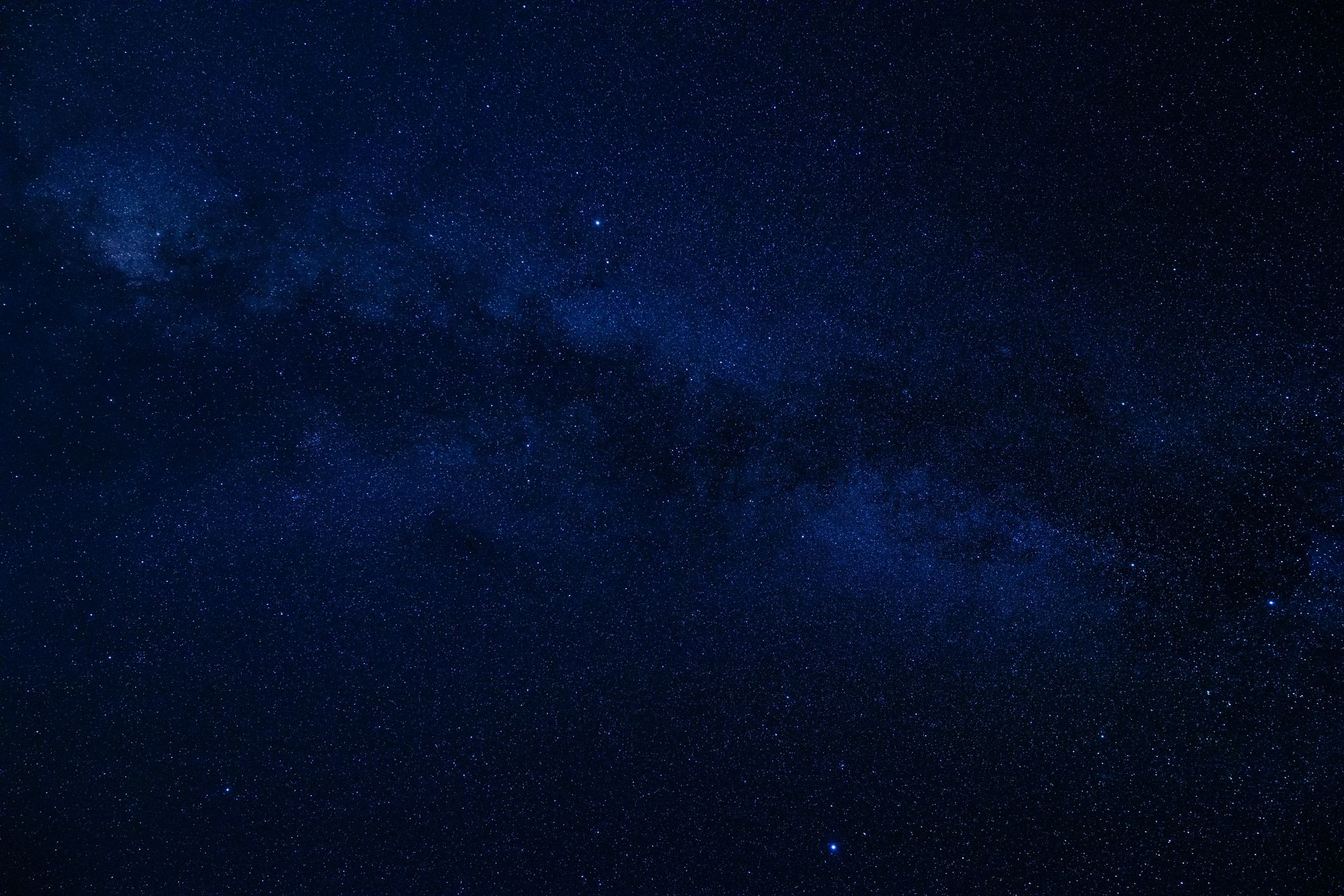 Wide-angle view of stars in the Milky Way